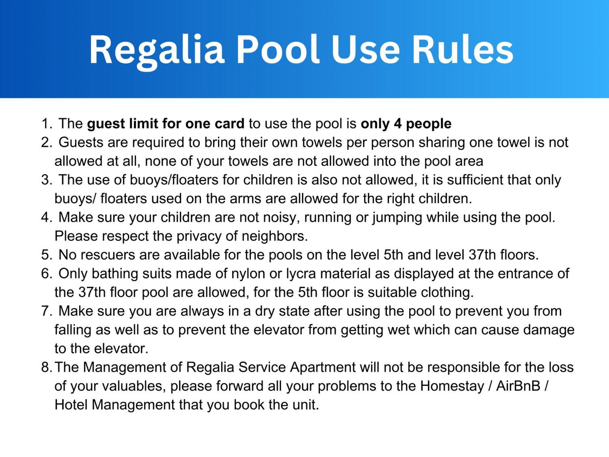 Regalia Residence The Sky Pool Suite Kuala Lumpur Exteriör bild